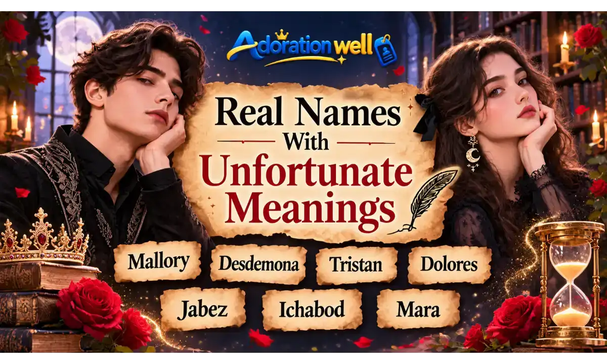 Real Names With Unfortunate Meanings