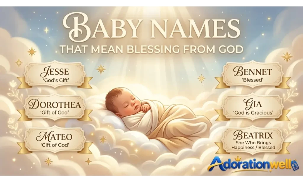 Baby Names That Mean Blessing From God