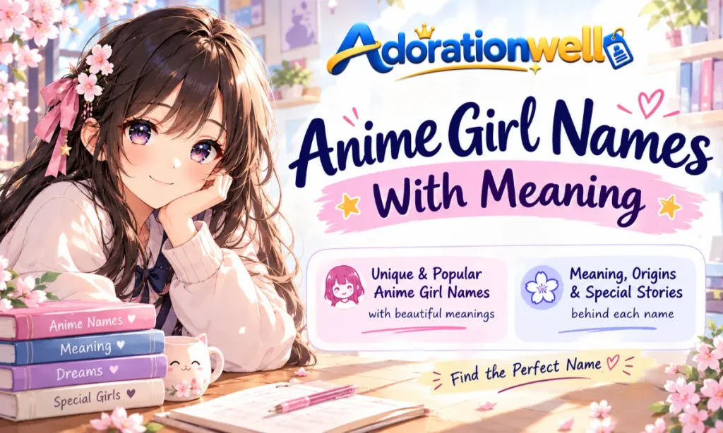 Beautiful Anime Girl Names