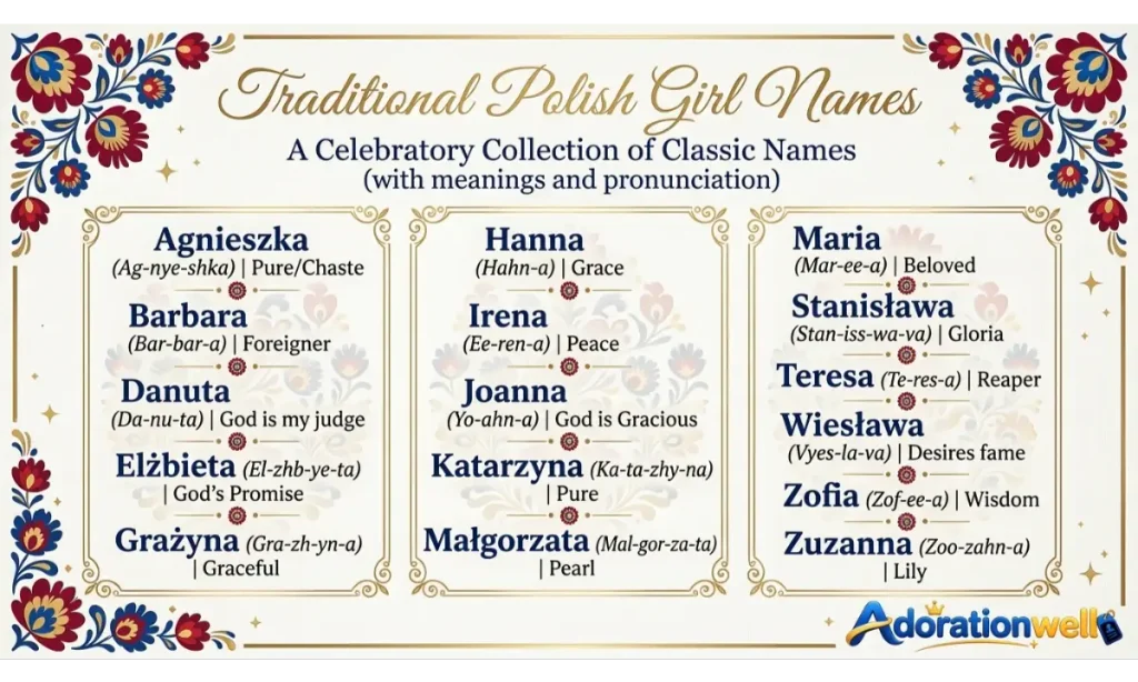 Traditional Polish Girl Names