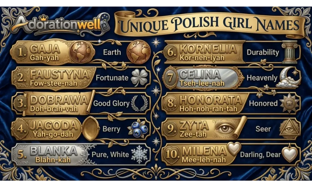 Unique Polish Girl Names