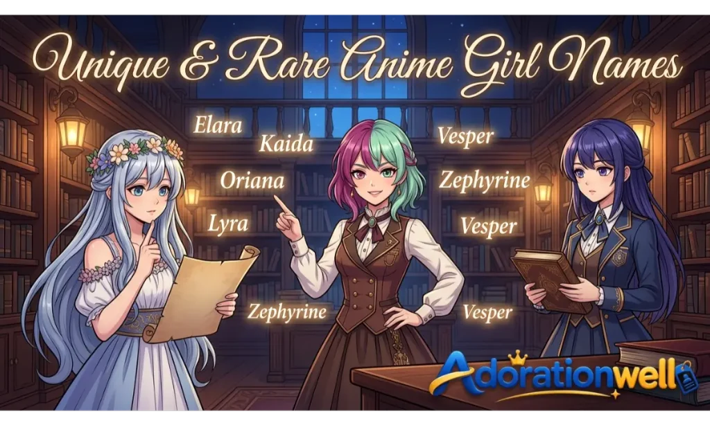 Unique & Rare Anime Girl Names