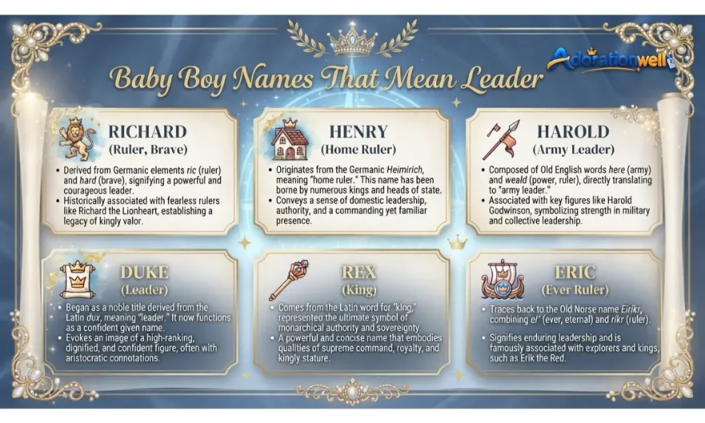 Baby Boy Names That Mean Leader