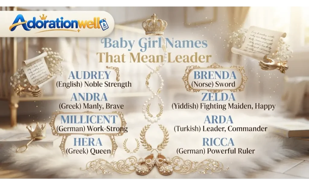 Baby Girl Names That Mean Leader