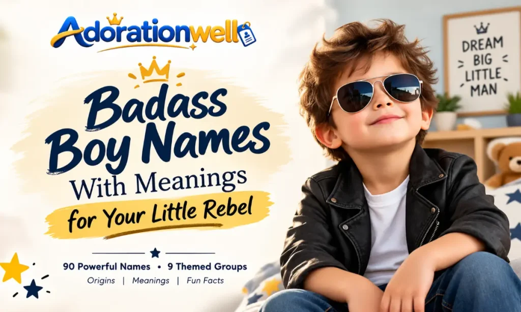 Badass Boy Names With Meanings for Your Little Rebel