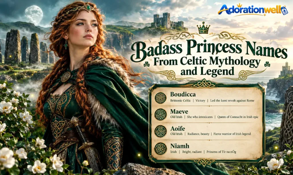 Badass Princess Names From Celtic Mythology and Legend
