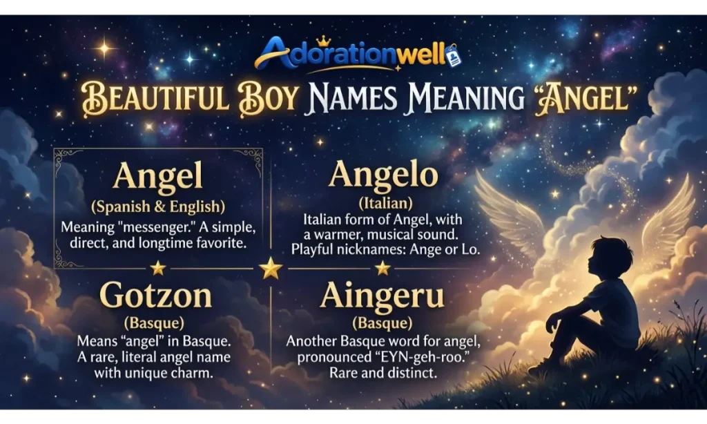 Boy Names That Mean Angel Directly