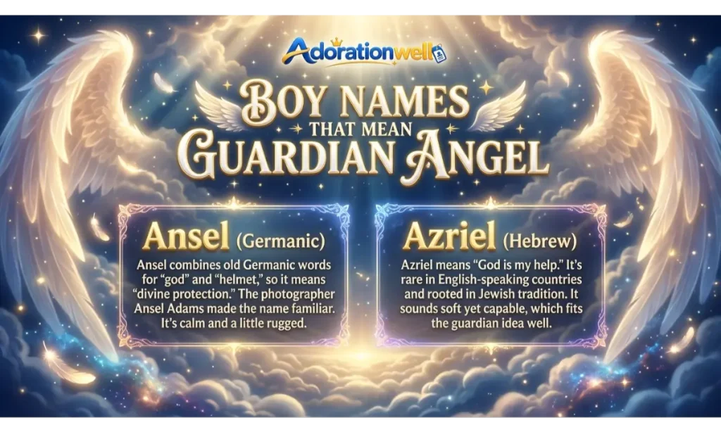 Boy Names That Mean Guardian Angel