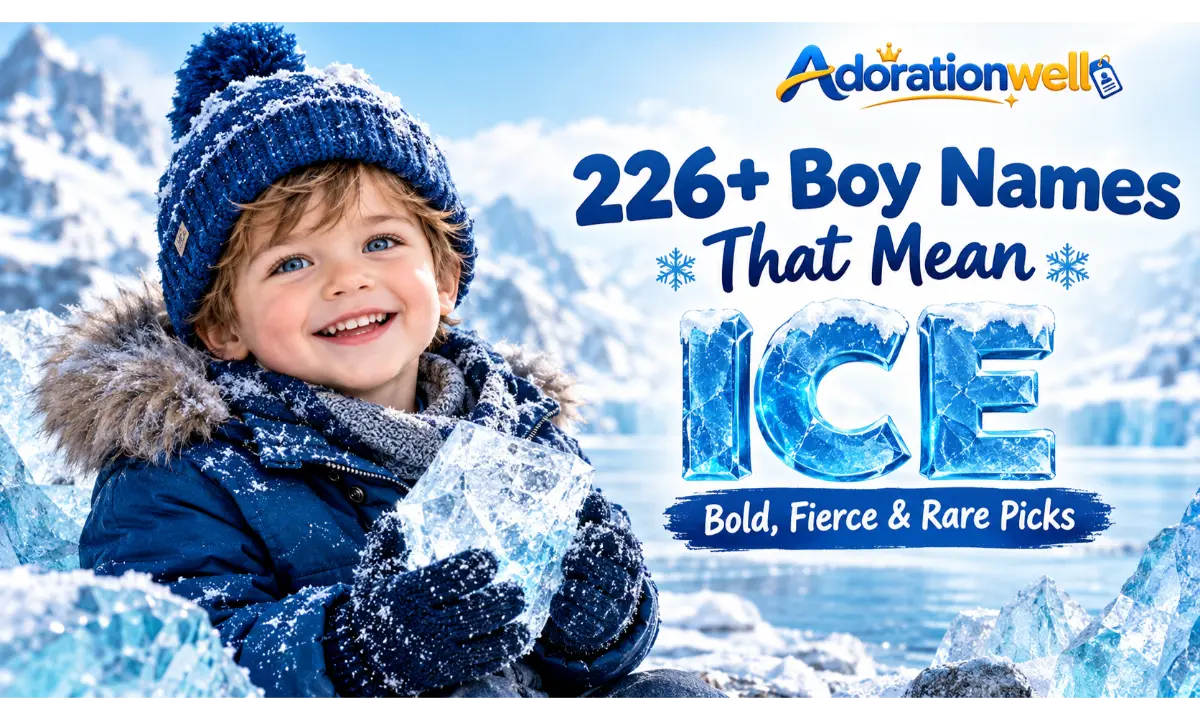 Boy Names That Mean Ice