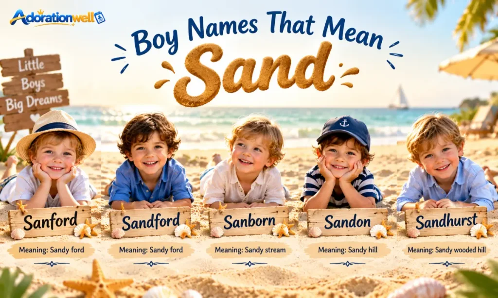 Boy Names That Mean Sand