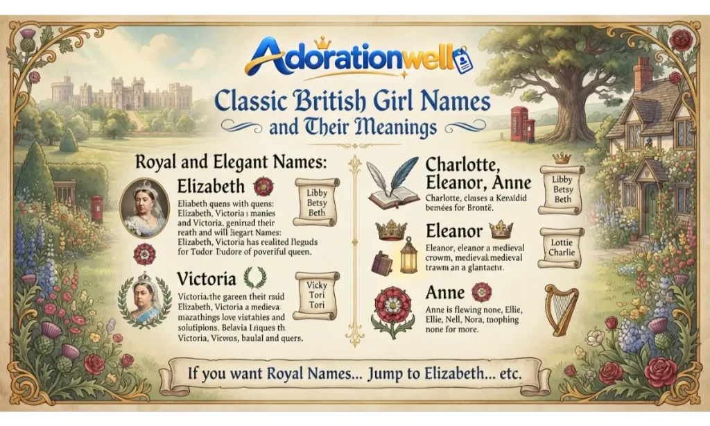 Classic British Girl Names and Their Meanings