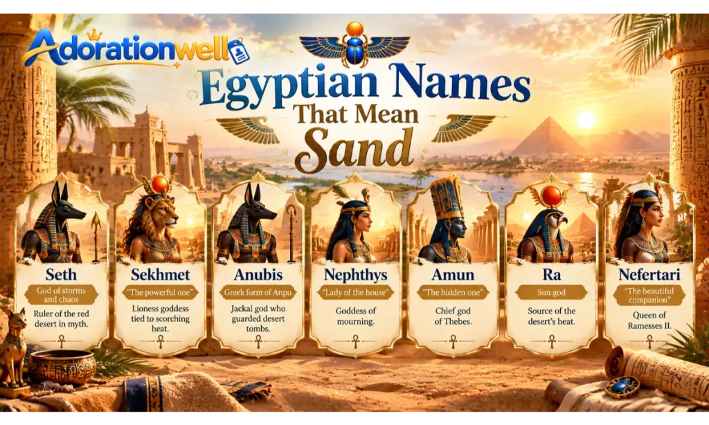 Egyptian Names That Mean Sand