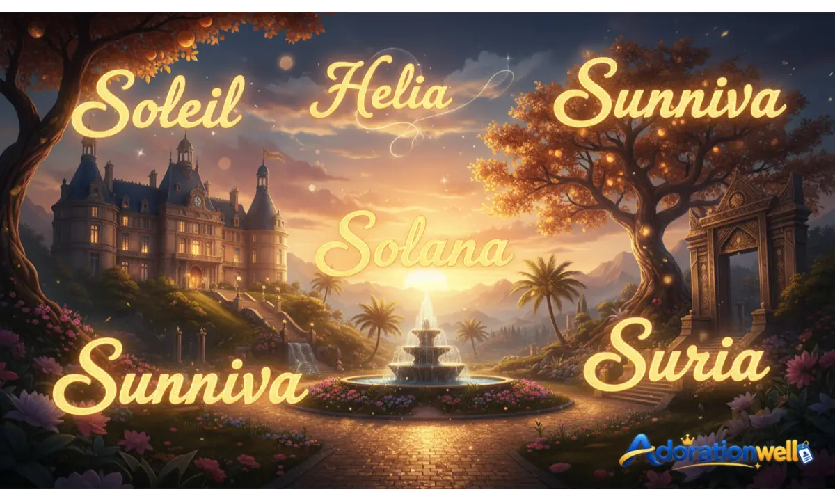 Female Names That Mean Sun