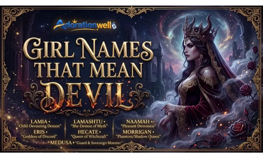 Girl Names That Mean Devil