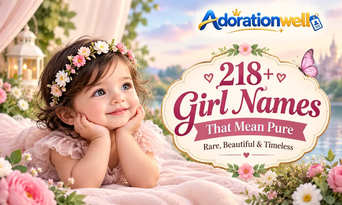 Girl Names That Mean Pure
