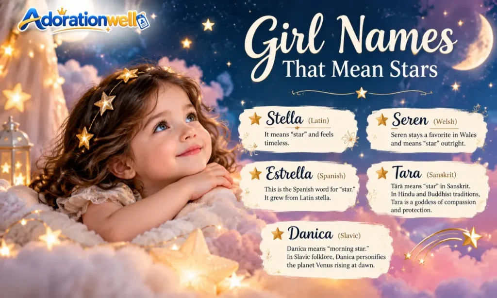 Girl Names That Mean Stars