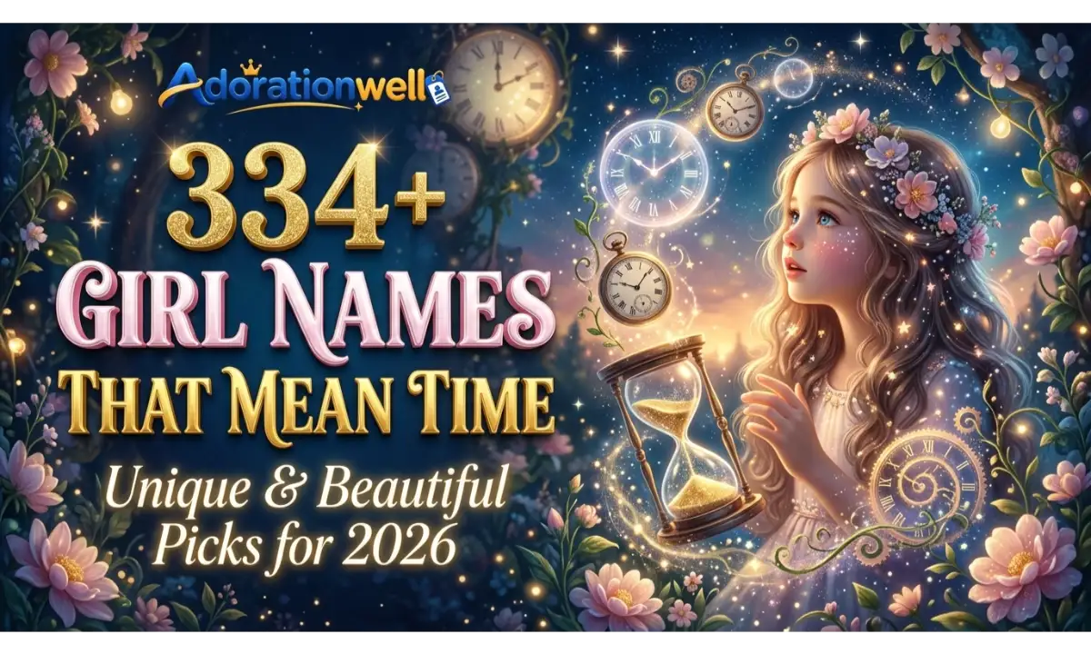 Girl Names That Mean Time