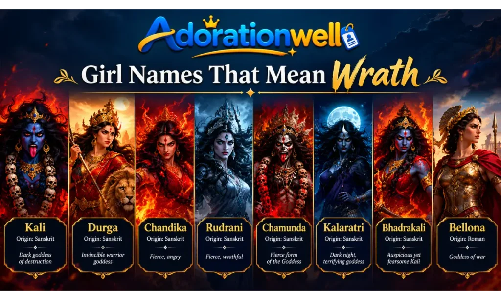 Girl Names That Mean Wrath