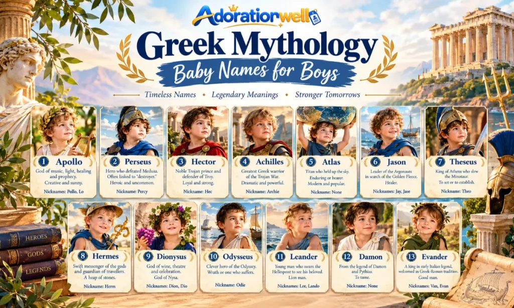 Greek Mythology Baby Names for Boys