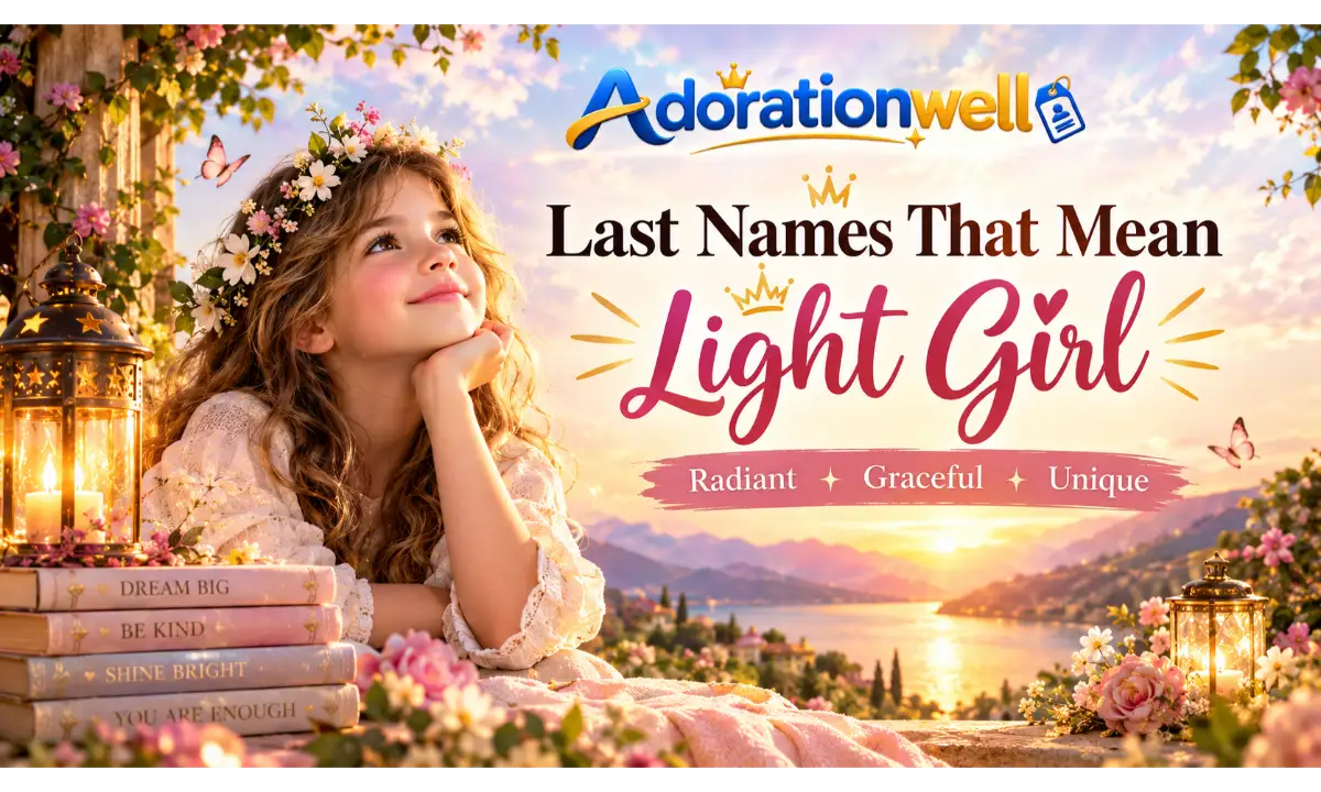Last Names That Mean Light Girl