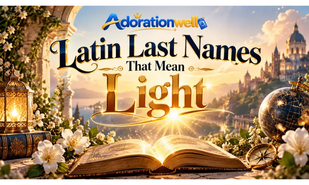 Latin Last Names That Mean Light