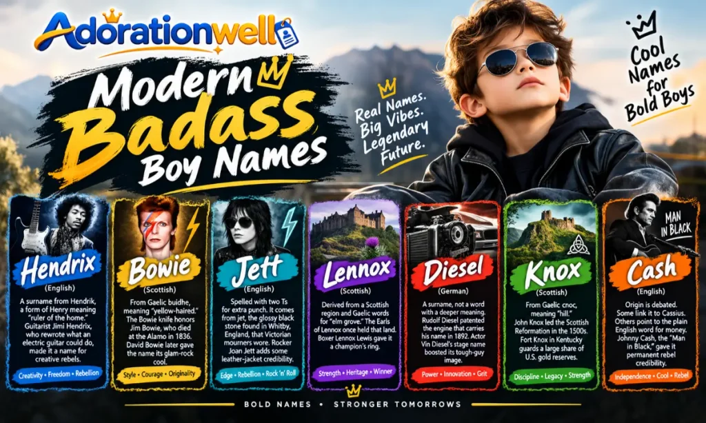 Modern Badass Boy Names