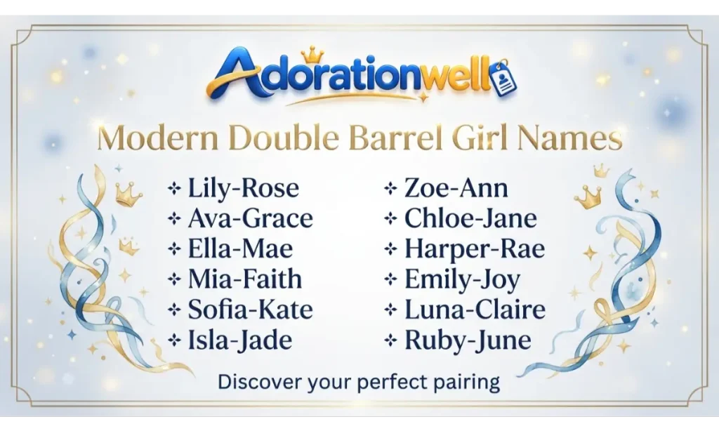 Modern Double Barrel Girl Names