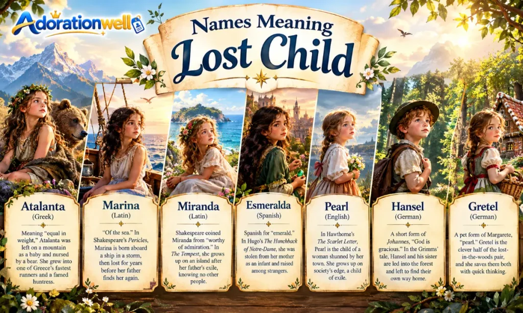 Names Meaning Lost Child
