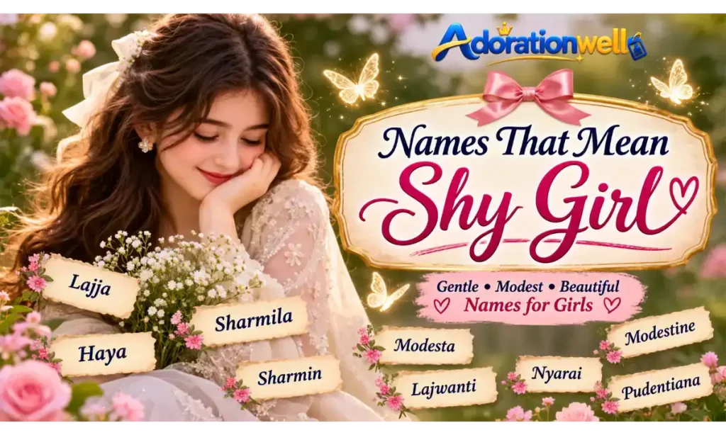 Names That Mean Shy Girl