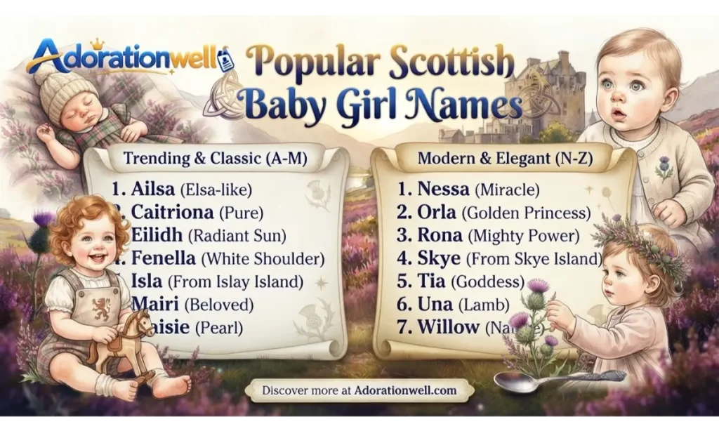 Popular Scottish Baby Girl Names