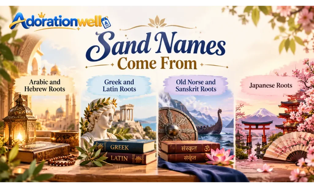 Sand Names Come From