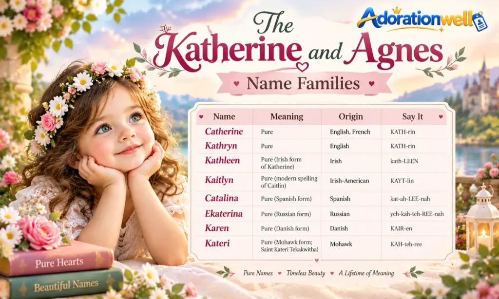 The Katherine and Agnes Name Families