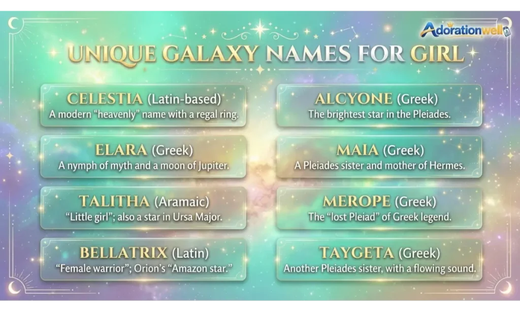 Unique Galaxy Names for Girl