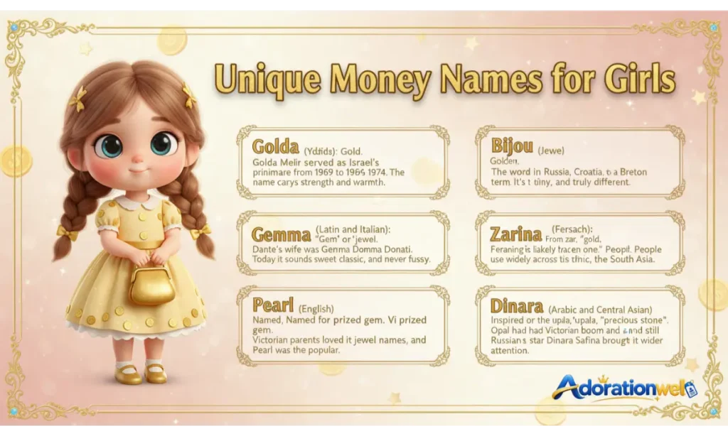 Unique Money Names for Girl