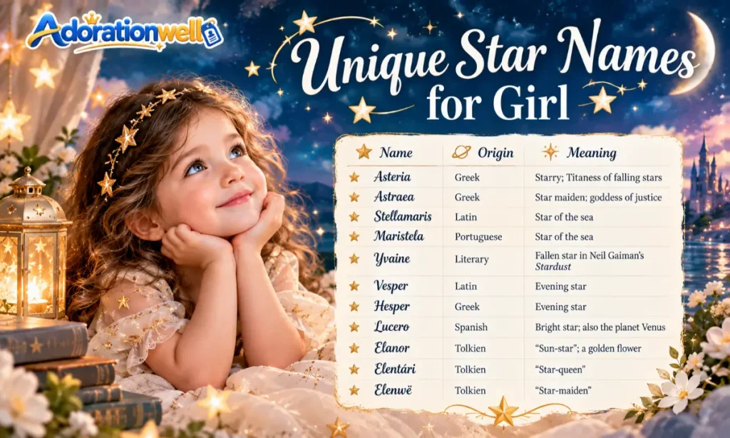 Unique Star Names for Girl