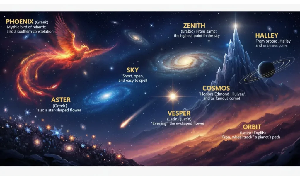 Unisex Galaxy Names
