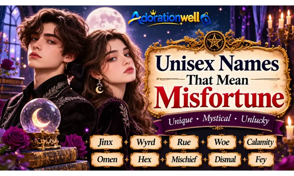 Unisex Names That Mean Misfortune