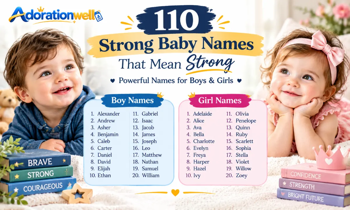 baby names that mean strong