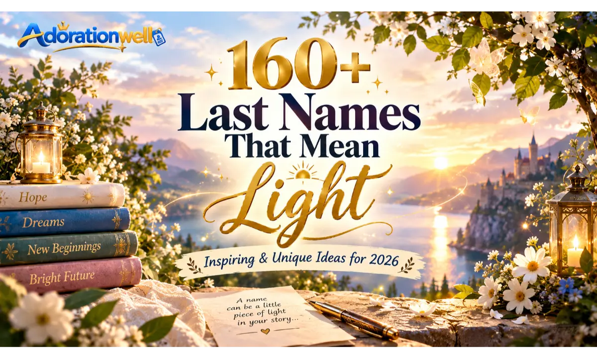 last names that mean light